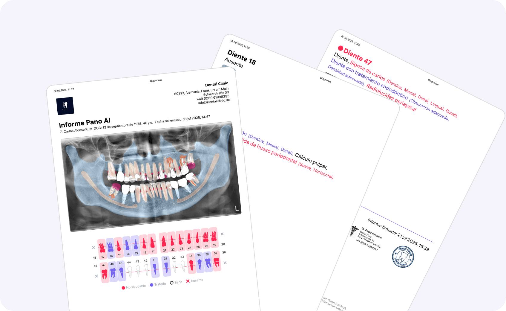 [object Object], para pacientes facilitan compartir imágenes claras y conclusiones clínicas justo después de la consulta, aumentando la aceptación del tratamiento hasta en un 23%*.
