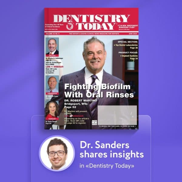 FOCUS ON: Embracing AI in Dentistry. Dr. Alex Sanders shares insights in «Dentistry Today»