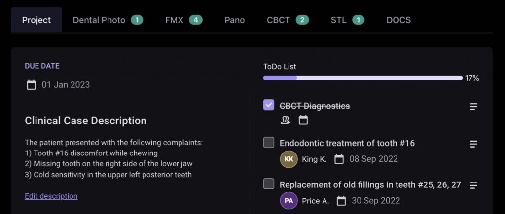 Single storage for patient images